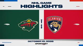 NHL Highlights | Wild vs. Panthers - October 10, 2026