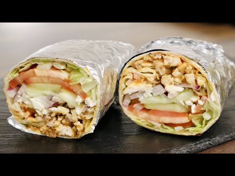 COMO HACER DÜRÜM KEBAB DE POLLO CASERO, ideal para la hora de la cena 🌯