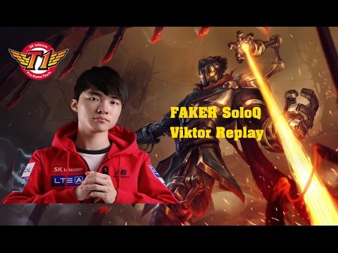 SKT T1 Faker   Viktor vs Ahri   KR LOL Challenger 958LP