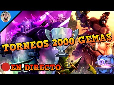 🔴3 TORNEOS GRATIS DE 2000 GEMAS en CLASH ROYALE con LaPeceraTONTA🐟
