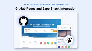 Locofy v6.3 - Github Pages and Expo Snack Integration
