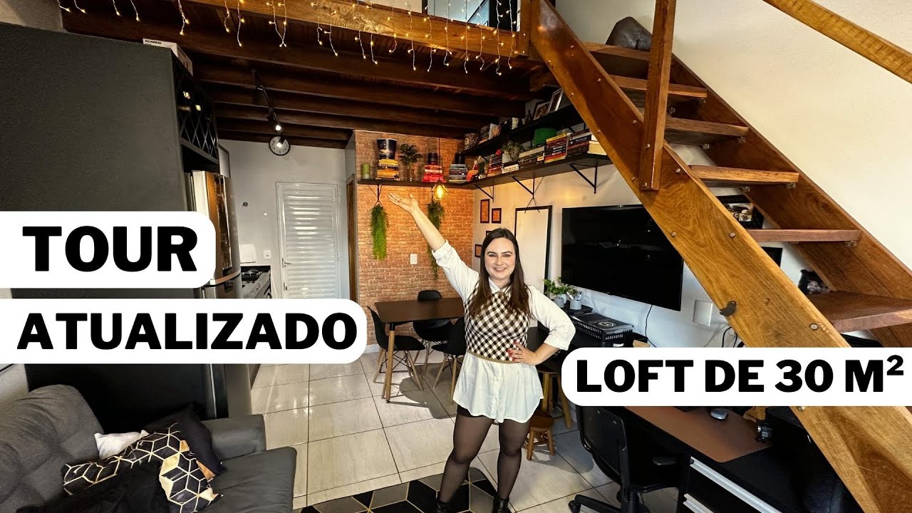KITNET estilo LOFT | Mostrei PROJETO e Quanto CUSTOU | Mostrei TUDO nos 30 m²