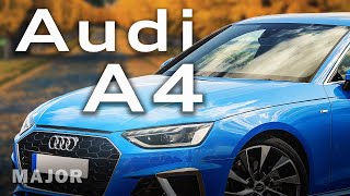 Audi A4 - это автомобиль, выполненный в лучших традициях марки, тщательно продуманный, функциональный и высококачественный. Автомобиль оснащен новейшими информационно-развлекательными и ассистирующими системами, созданными с применением инновационных технологий.