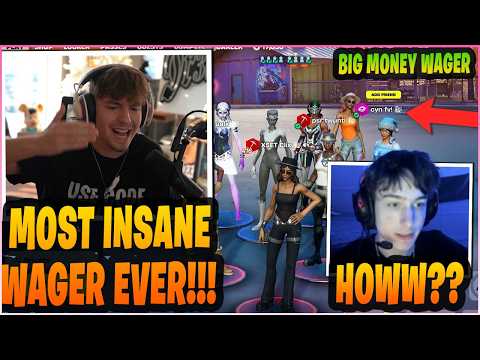 CLIX Goes FULL TRYHARD Against PETERBOT SQUAD In the MOST INSANE 4v4 BOX FIGHT WAGER!