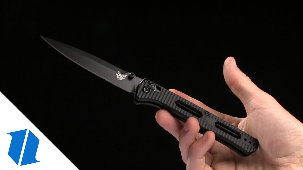 Benchmade Fact AXIS Lock Knife Black Aluminum (3.95" Satin) 417