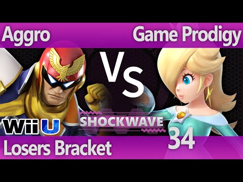 SW 34 Wii U - Aggro (C Falcon, Ryu) vs Game Prodigy (Rosalina, Ryu) - Losers Bracket