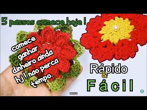 Aula de crochê para iniciantes | Aprenda crochê do zero em 5 passos