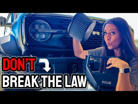 Cobb Tuning Unveils Ford Bronco Performance Mods that's 50 State Legal | Air Intake Install