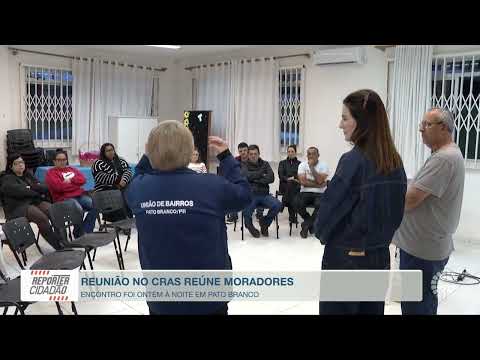 Reunião no CRAS reúne moradores para apresentar serviços da Assistência Social