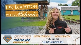 preview picture of video 'Roofers in Puyallup - On Location with Melanie'