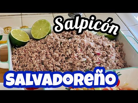 CÓMO HACER SALPICÓN SALVADOREÑO paso a paso-almuerzo tradicional