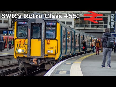 SWR Class 455, 455868 - A blast to the past of British Railways