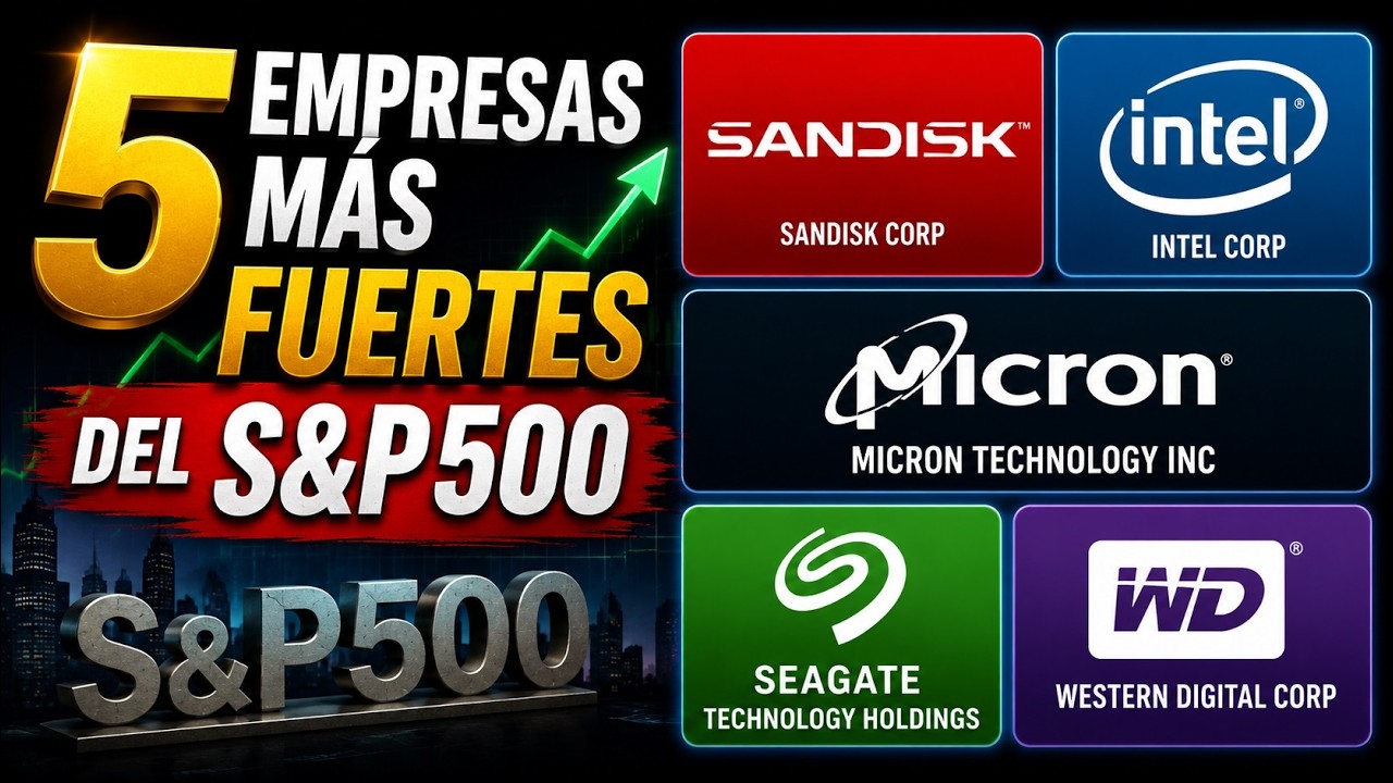 🚨 LAS 5 ACCIONES MÁS FUERTES DEL S&P500 🚨