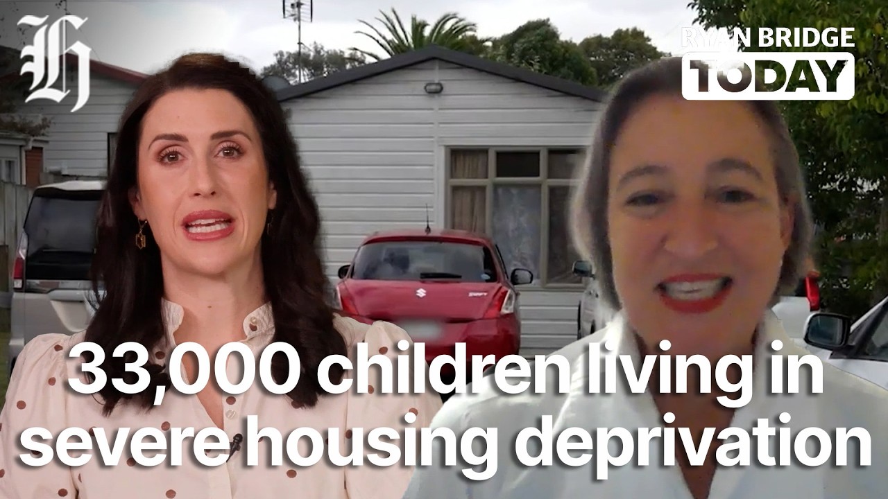 New data shows more than 33,000 children living in severe housing deprivation | Ryan Bridge TODAY
