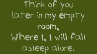 Every Avenue -  'Think of you later' [with lyrics]