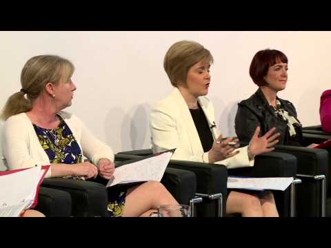 Nicola Sturgeon on the all female cabinet and 100 days to go