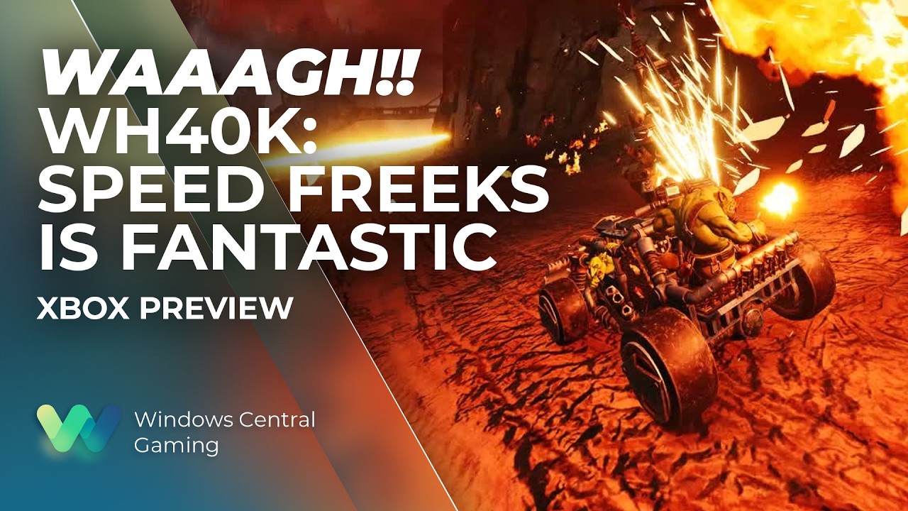 Move over Forza, 'WH40K: Speed Freeks' is the Ork version of Twisted Metal I've pined for - YouTube