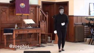 Zoe Phiri performing a Mime to &quot;What If&quot; by James Fortune