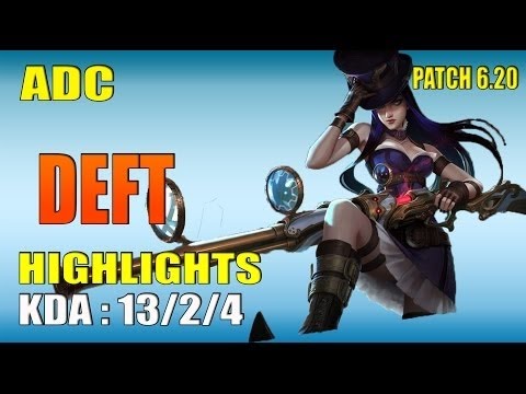 EDG Deft Caitlyn vs Jhin C9 Sneaky | ADC NA SoloQ - Highlights