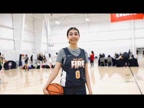 6’0 Alexiz Graise c/o 2025 Mac Irvin Fire 16U S40 puts on a clinic Elite three level scorer #ncaaw
