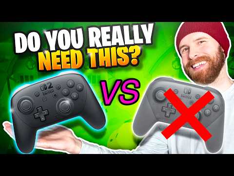 Switch 2 Pro Controller VS Switch 1: Unboxing & Comparisons (In 2 Minutes)!