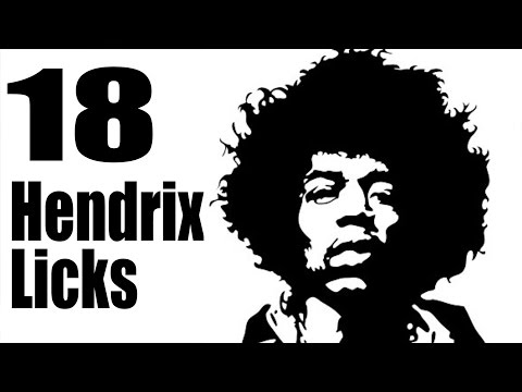 18 Jimi Hendrix Licks You Must Know - with Tablature