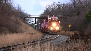 preview picture of video 'CP Holiday Train at Cambridge (01DEC2014)'