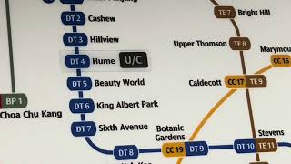 New MRT map revealed! (Thomson East Coast Line,   Singapore)