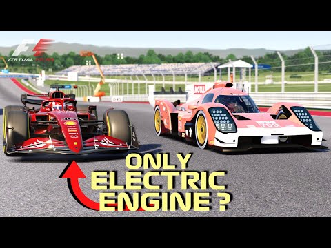 Can the Ferrari F1 2023 SF-23 Only With A ELECTRIC ENGINE Beat a LMH LE MANS HYPERCAR ?