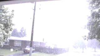 WHOOSH! Lightning down the street... Again!