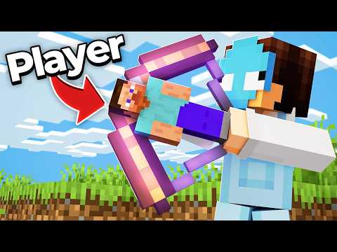 I Secretly used CUSTOM BOWS in Minecraft...