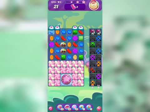 Candy Crush Saga Level 1215 (Hard) ⭐⭐⭐