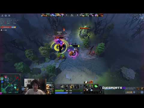 SumaiL first pick random mid, loses lane, blames team and AFK fountain at minutes 6