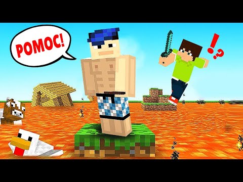 ZEM JE LÁVA, ale každých 10 VTEŘIN se ZVYŠUJE HLADINA! l Minecraft w/ MenT