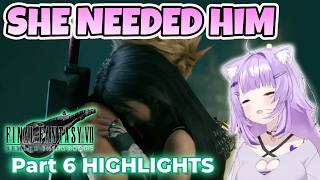 [ENG SUB] Okayu's Heart MELTS When Cloud Holds Tifa in FF7R