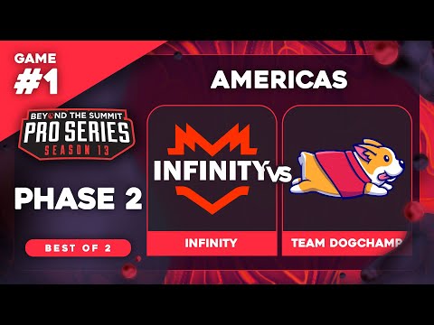 Infinity vs DogChamp Game 1 - BTS Pro Series 13 AM: Phase 2 w/ Kmart & ET