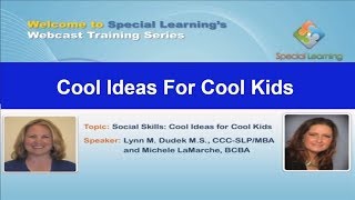 Autism : Social Skills Cool Ideas for Cool Kids