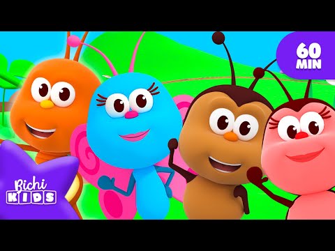 Canta y Baila con Los Bichitos Girando Van 🌈 CANCIÓN INFANTIL 🎵 PARA NIÑOS | Bichikids en español