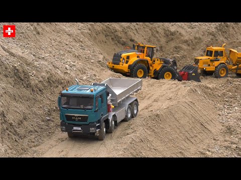 MINIS CAMIONS ROMANDS CLUB À LA GRAVIÈRE D`APPLES, LÉMAN GRANULATS SA