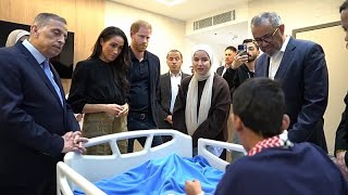 Ürdün: Harry ve Meghan, Gazze’den tahliye edilenlerle DSÖ ruh sağlığı ziyaretinde