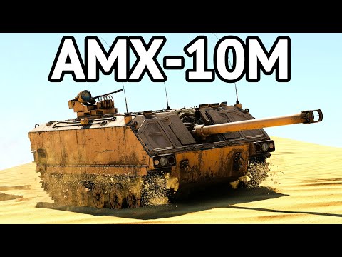 AMX-10M Gameplay - French SPG (Baguette Launcher) in War Thunder