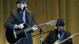 Leonard Cohen, Heart With No Companion - Helsinki 2012