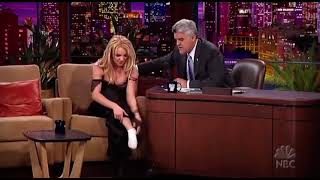 Britney Spears Showing Off FREEDOM Tattoo in 2003
