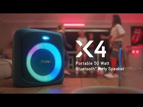 BlueAnt X4 Portable 50-Watt Bluetooth Party Speaker