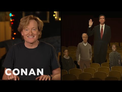 Conan Wants To Fill His Audience With Cardboard Cutouts | CONAN on TBS