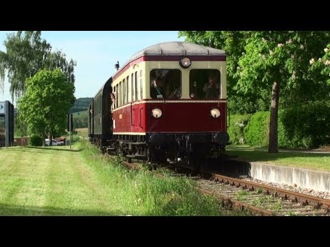Dieseltriebwagen Kandertalbahn VT 3 Kandertal im Südwesten-Deutschland Schwarzwald