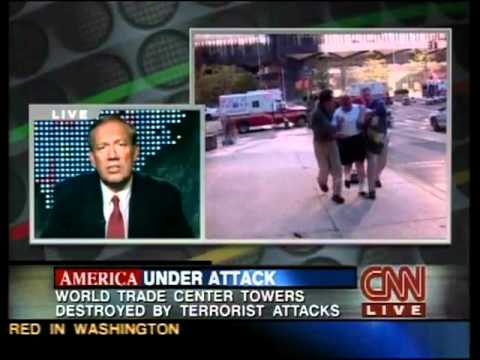 CNN 9/11 LIVE TV Coverage 9:00 P.M - 9:15 P.M