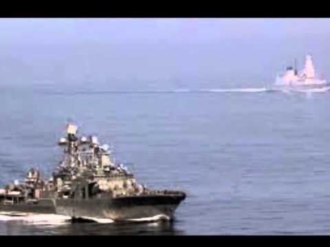 Russian War ships pass through English Channel