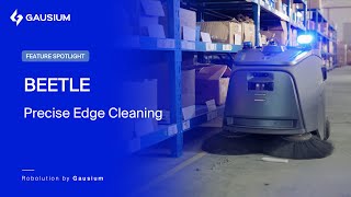 Gausium Beetle | Precise Edge Cleaning with Autonomous Sweeper in Industrial Environments