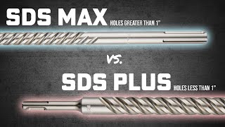SDS-Plus vs SDS Max Rotary Hammer Drills -- What to Know & H